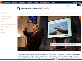 Maastricht University Website