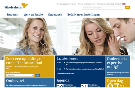 Windesheim University of Applied Sciences Website