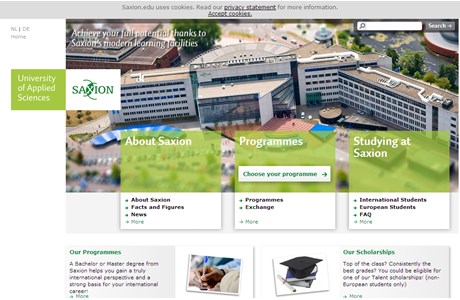 Saxion University Website