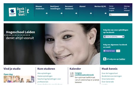 University of Applied Sciences Leiden Website