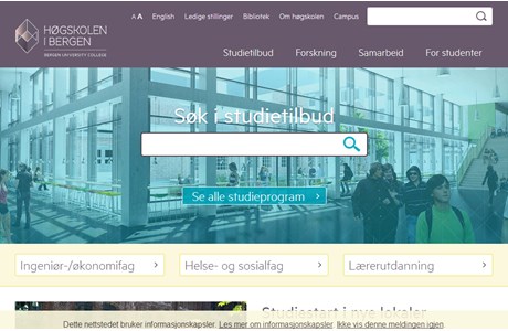 Bergen University College Website