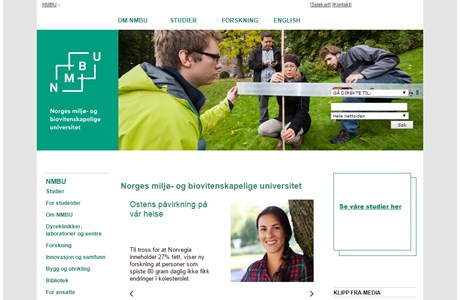 Norwegian University of Life Sciences Website