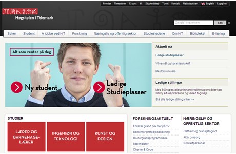 Telemark University College Website