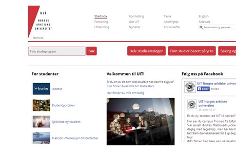 Finnmark University College Website
