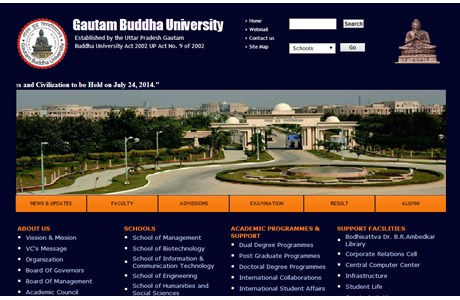 Gautam Buddha University Website