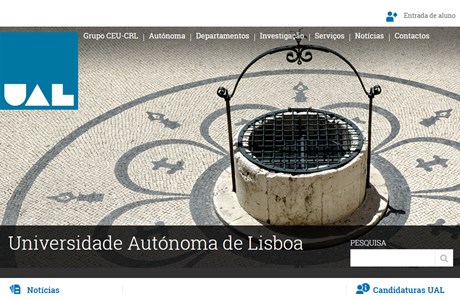 Autonomous University of Lisbon Website