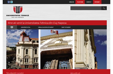 Technical University of Cluj-Napoca Website