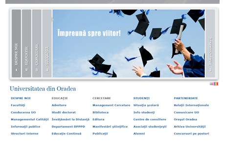 University of Oradea Website