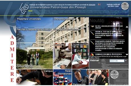 Petroleum-Gas University from Ploiesti Website
