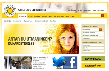 Karlstad University Website