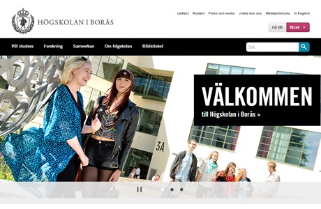 University of Borås Website