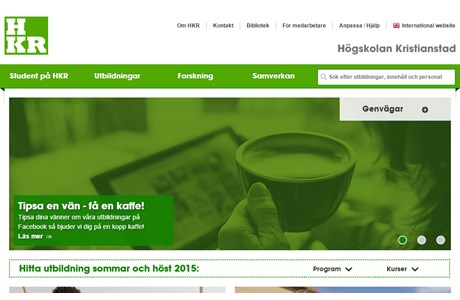 Kristianstad University College Website