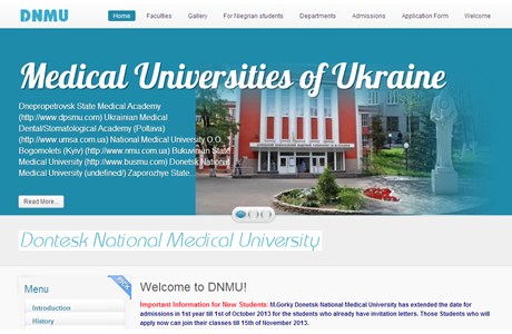 Kharkiv National Medical University Website
