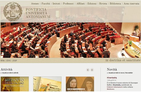 Pontifical University Antonianum Website