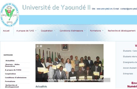 University of Yaounde II Website