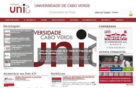 University of Cape Verde Website
