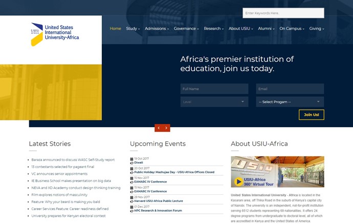 United States International University Website