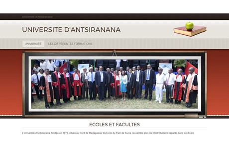 University of Antsiranana Website