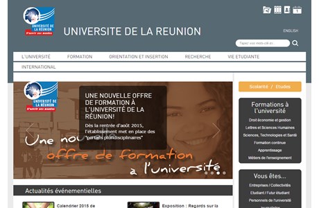 University of Reunion Website