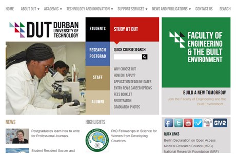 Durban University of Technology Website