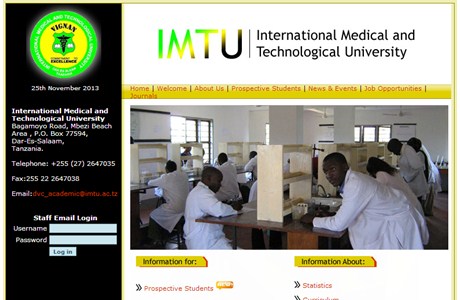 International Medical & Technological University Website