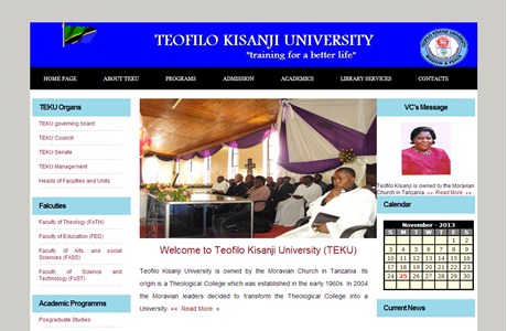 Teofilo Kisanji University Website