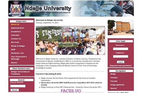 Ndejje University Website