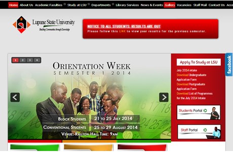 Lupane State University Website