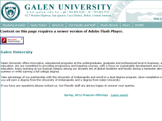 Galen University Website