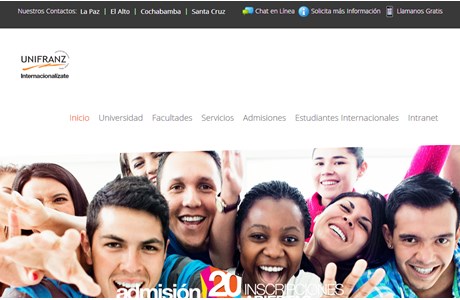 Franz Tamayo Private University Website