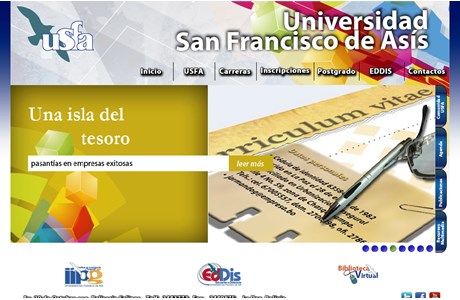 San Francisco de Asís University Website