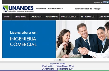 University of the Andes Website