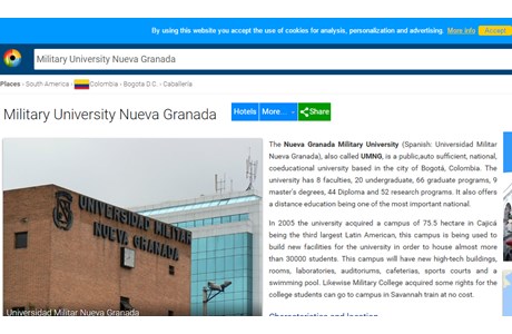 Nueva Granada Military University Website