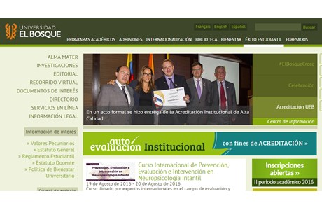 El Bosque University Website