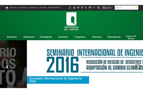 University of Quindío Website