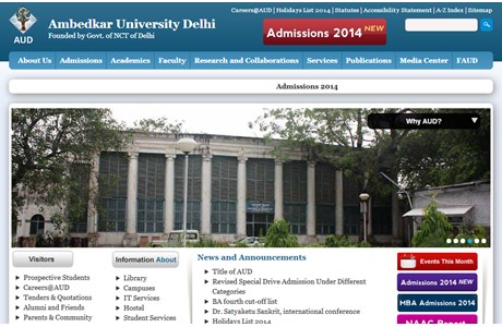 Bharat Ratna Dr. B.R. Ambedkar University Website