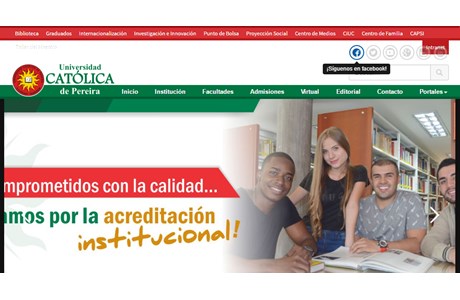 Catholic University of Pereira Website