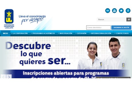 Lasallista University Corporation Website
