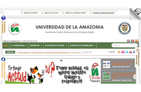 University of the Amazon Website