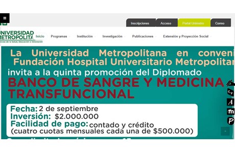 Metropolitan University Website