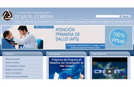 Juan N. Corpas University Foundation Website