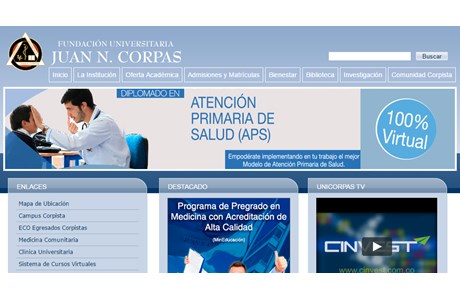 Juan N. Corpas University Foundation Website