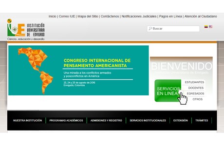 University Institute of Envigado Website