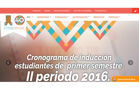 University of La Guajira Website
