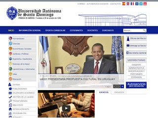 Autonomous University of Santo Domingo Website
