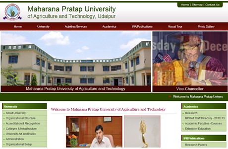 Maharana Pratap University of Agriculture and Technology Website