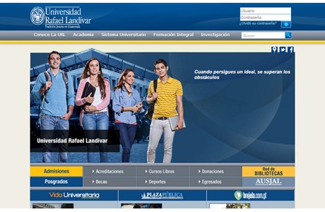 Rafael Landívar University Website