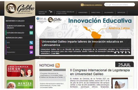 Galileo University Website