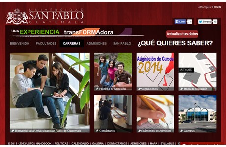 San Pablo University of Guatemala Website