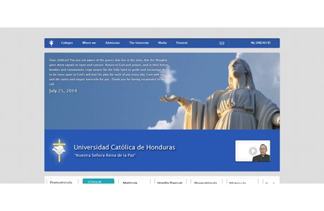 Catholic University of Honduras Website